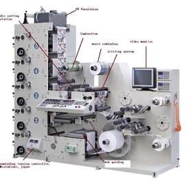 Impresora flexográfica de la etiqueta de la etiqueta engomada auta-adhesivo automática de la serie del relais proveedor