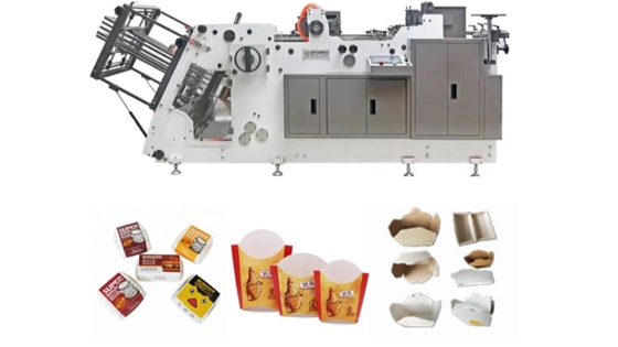 caja estérea auto del cartón que erige la máquina de papel de la fabricación de cajas para el envasado de alimentos proveedor