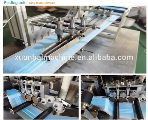 2020 90pcs/min Servo control 1+1 Automatic non woven surgical Disposable face mask making machine proveedor