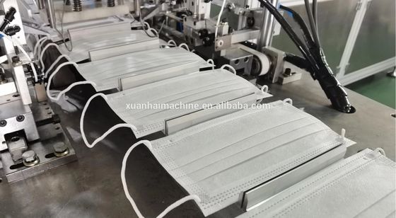 2020 90pcs/min Servo control 1+1 Automatic non woven surgical Disposable face mask making machine proveedor