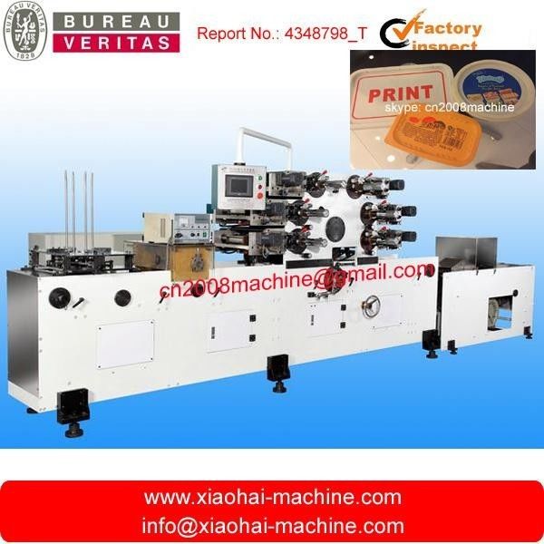 Máquina de impresión en offset automática para la tapa/la cubierta/la bandeja/la placa plásticas proveedor